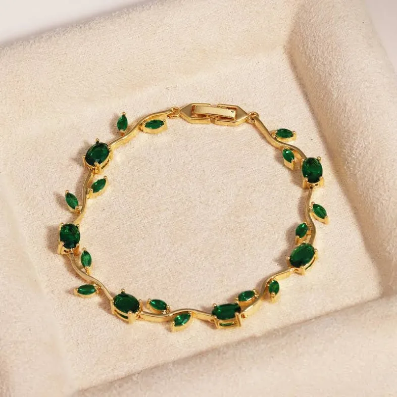 Tulip bracelet- Green 