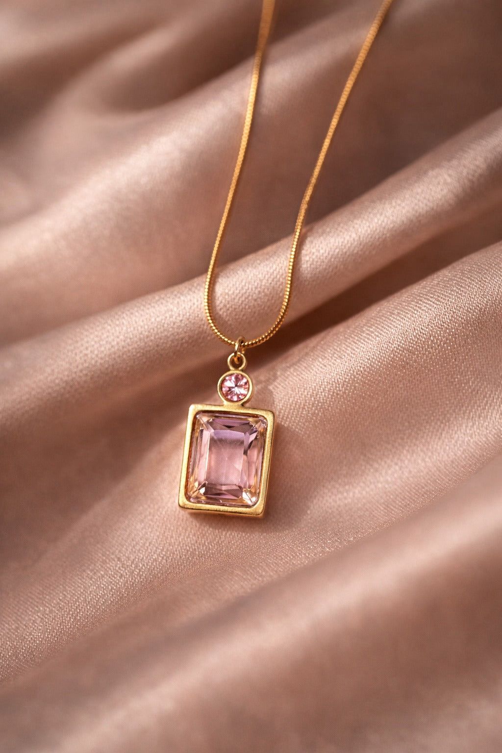 Pink Gemstone necklace 